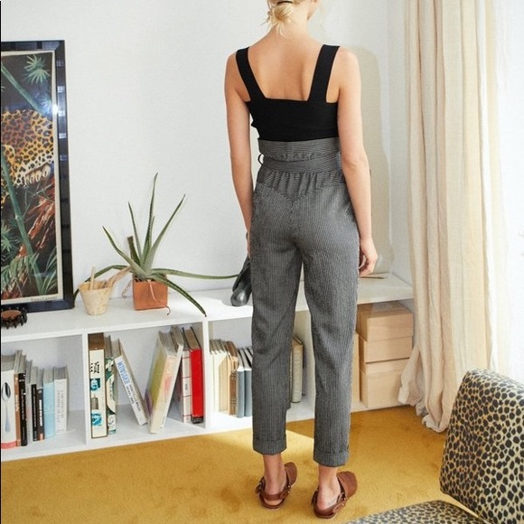 Nanushka Natchez paper bag pants in medium - Picture 6 of 15